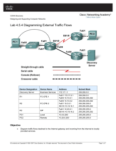 Lab 4.5.4 Diagramming External Traffic Flows