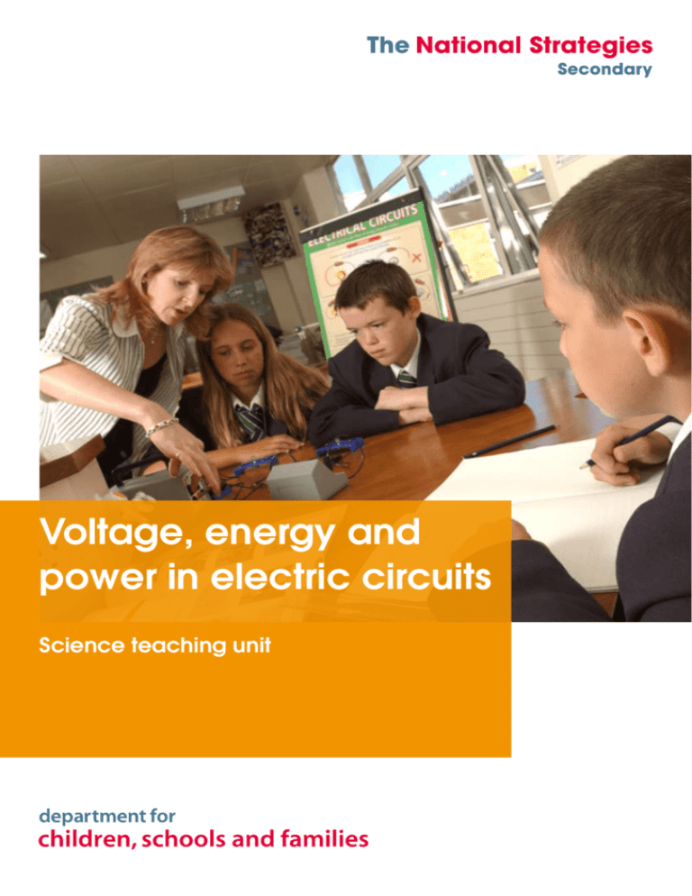 Voltage, Energy And Power In Electric Circuits