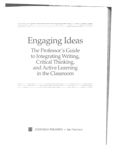 Engaging Ideas John C. Bean