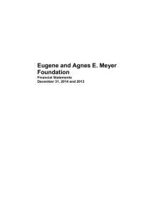 Eugene and Agnes E. Meyer Foundation
