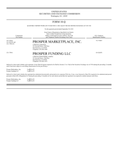 Quarterly Report on Form 10-Q for the fiscal quarter ended