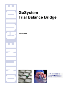 GoSystem Trial Balance Bridge