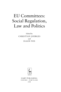 EU Committees: Social Regulation Law and Politics