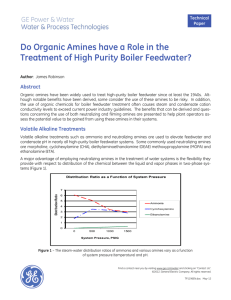 Do Organic Amines have a Role in the Treatment of High