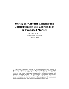 Solving the Circular Conundrum: Communication and Coordination