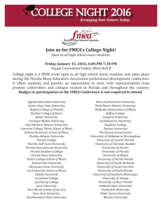College Night at FMEA Clinic Conference