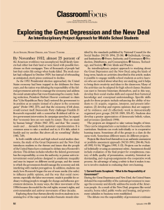 Exploring the Great Depression and the New Deal An