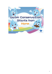 "Water Conservation Starts from Home" for Primary 4-6