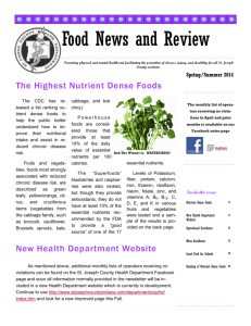 Food News and Review