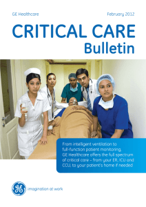 CRITICAL CARE Bulletin