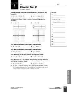 4 Chapter Test B