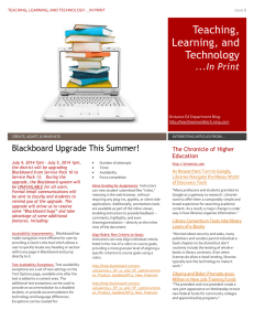 Teaching, Learning, and Technology