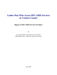 Latino Men - Ventura County Health Care Agency