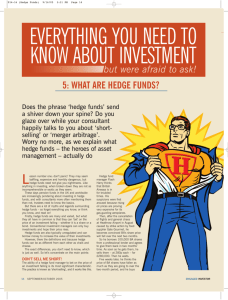 what are hedge funds?