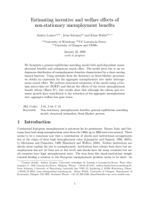 Estimating incentive and welfare effects of non)stationary