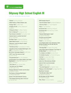 Odyssey High School English III