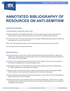 Annotated Bibliography of Resources on Anti