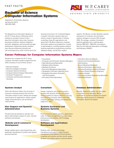 Bachelor of Science Computer Information Systems