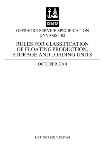 DNV-OSS-102: Rules for Classification of Floating