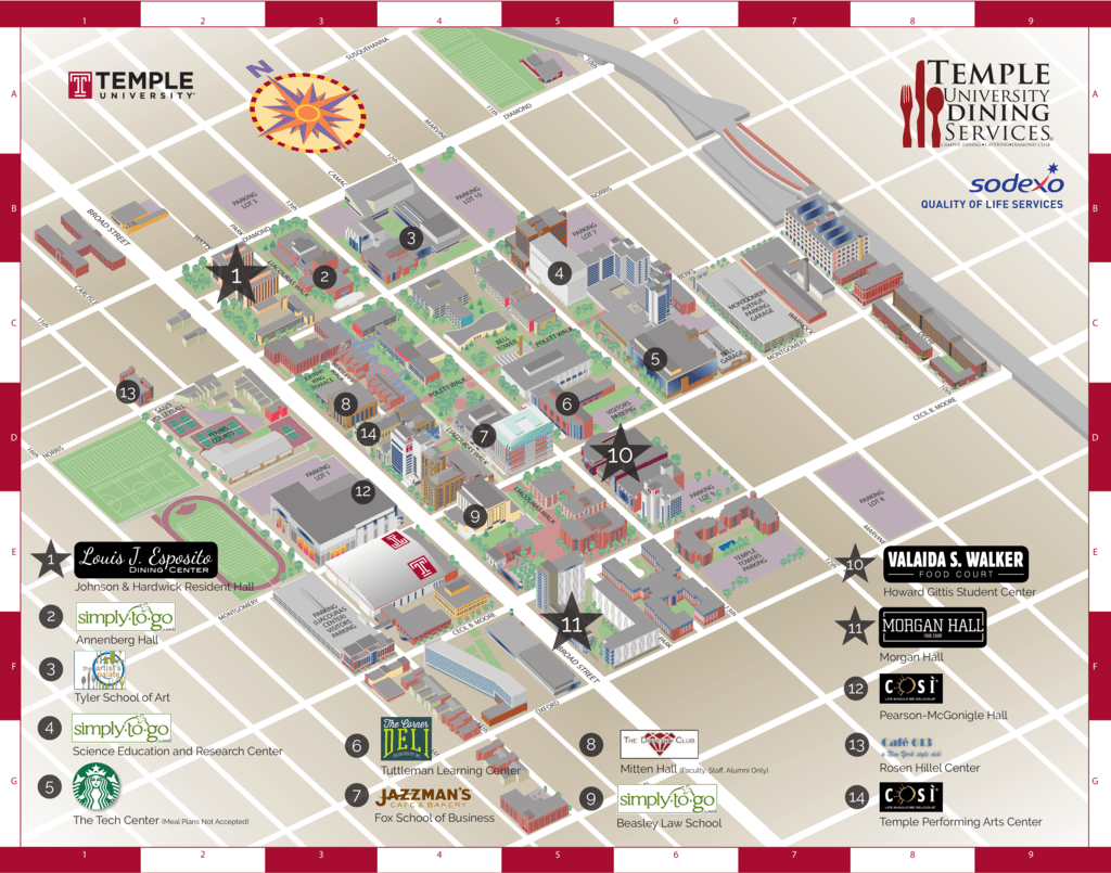 temple campus map        <h3 class=