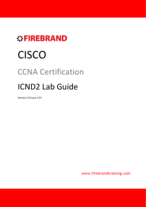 Cisco CCNA Training - ICND2 - Lab Guide