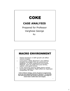 CASE ANALYSIS MACRO ENVIRONMENT