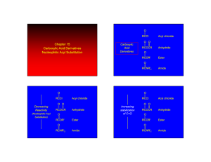 Chapter15 Carbox Acid Derivatives