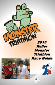 2015 Keller Monster Triathlon Race Guide