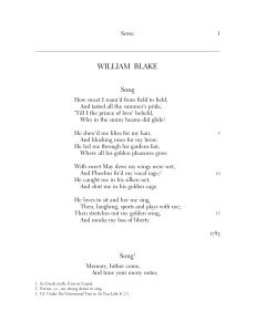 william blake - WW Norton & Company