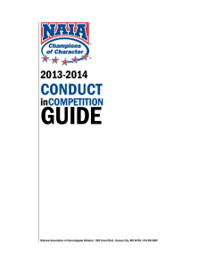 Conduct in Competition Guide