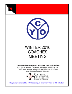 2015 Winter Coaches Meeting Information