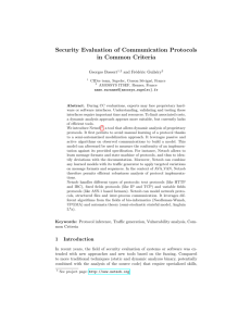 Georges Bossert - Security Evaluation of Communication Protocols