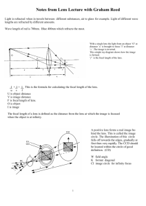 Notes from Lens Lecture