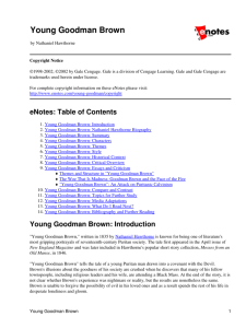 Young Goodman Brown: What Do I Read Next?