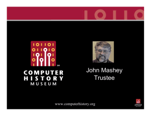 HC17.Computer History Museum Presentation