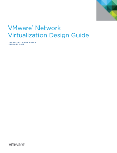 VMware Network Virtualization Design Guide