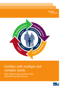 Families with multiple and complex needs: Specialist practice resource