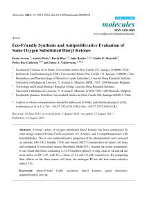 Eco-Friendly Synthesis and Antiproliferative Evaluation of Some