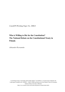 Who is Willing to Die for the Constitution? The National