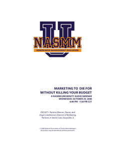 marketing to die for without killing your budget