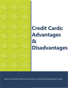 Credit Cards: Advantages & Disadvantages