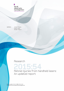 Retinal injuries from handheld lasers:An updated report