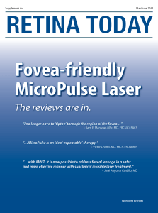 Fovea-friendly MicroPulse Laser