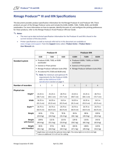 Technical Specifications