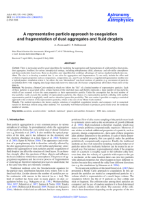 A representative particle approach to coagulation and fragmentation