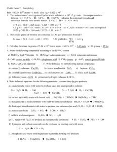 Dr Landberg Sample Exam 2