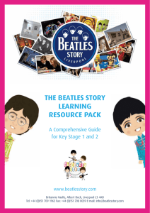 THE BEATLES STORY LEARNING RESOURCE PACK