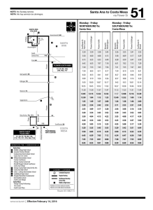 51 Santa Ana to Costa Mesa