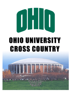 OHIO UNIVERSITY CROSS COUNTRY