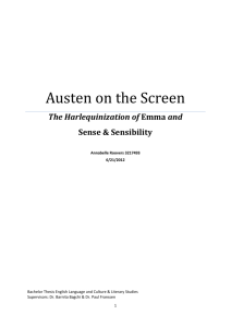 Austen on the Screen